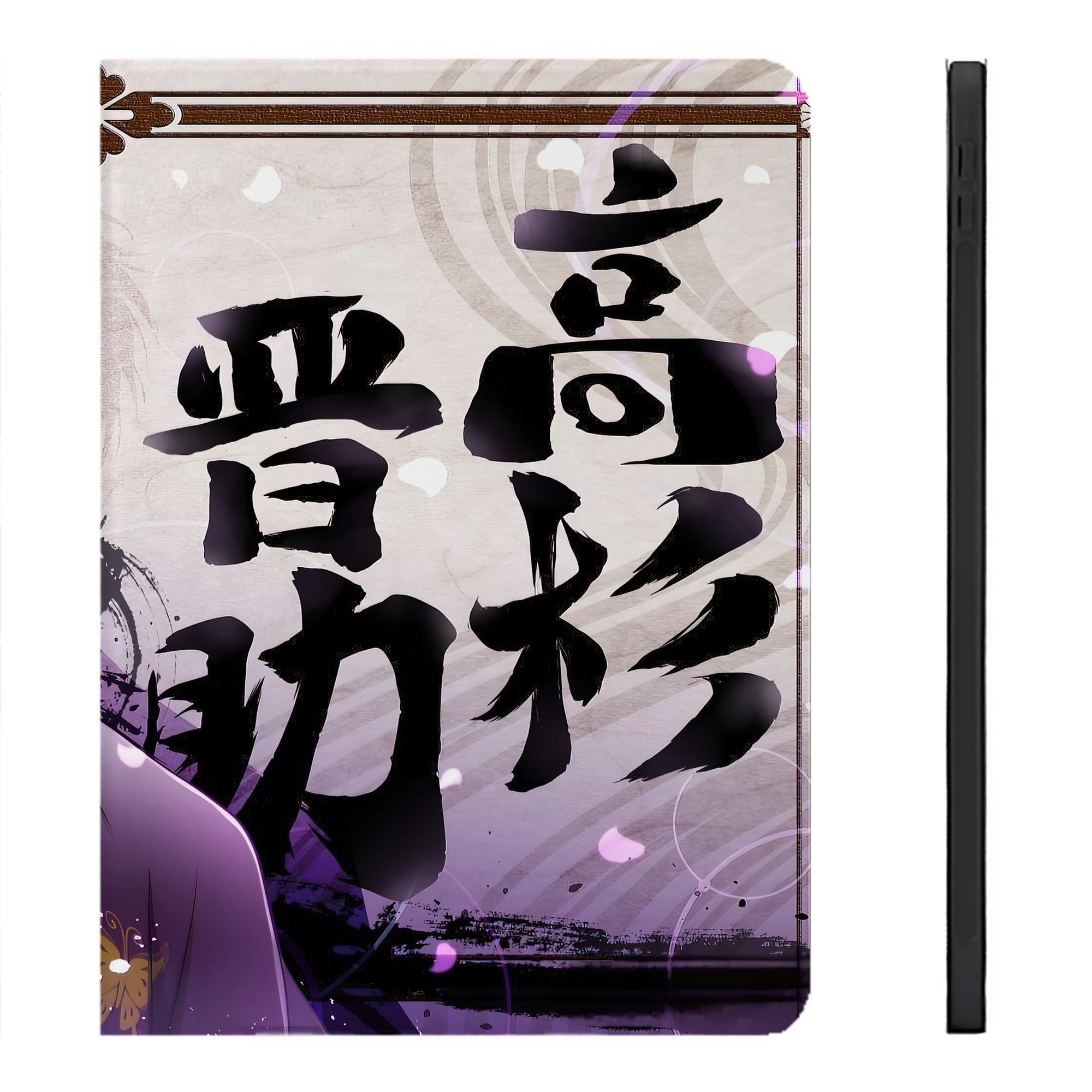 （画像用） ぎんたま 坂田銀時（さかたぎんとき） 神楽 志村新八（しむら しんぱち） GINTAMA Sakata Gintoki Kagura Shimura Shinpachi IPadケース ペンホルダー付き ブックスタイルデザイン